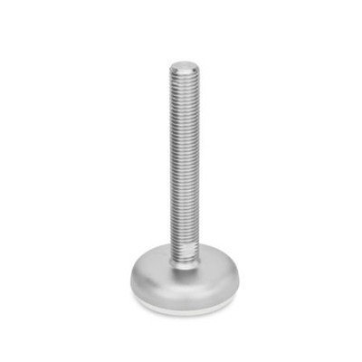 Ganter Norm® - 31-80-M16-150-B4-T Edelstahl-Stellfüße, mit Gummiauflage