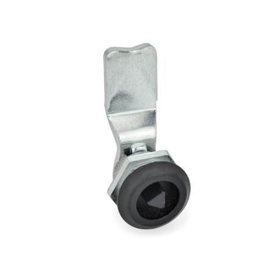 Ganter Norm® - 115-DK-28-SW Verriegelungen, mit Steckschlüssel, Anschlagring schwarz