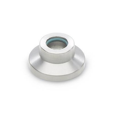 Ganter Norm® - 631.5-25-4,5 Edelstahl-Druckstücke, für Gewindestifte GN 632.5