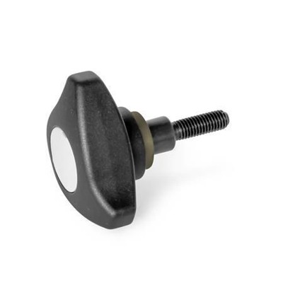Ganter Norm® - 3664-63-M10-40-4 Drehmoment-Dreisterngriffschrauben