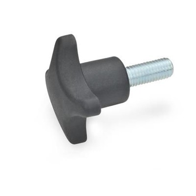 Ganter Norm® - 6335.4-ST-40-M8-55 Kreuzgriffschrauben, Kunststoff