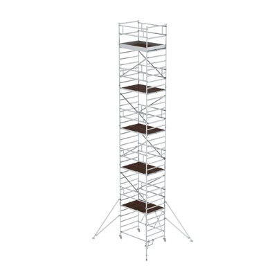 MUNK Günzburger Steigtechnik - Klappgerüst 1,35 x 1,80 x 9,80m mit Ausleger