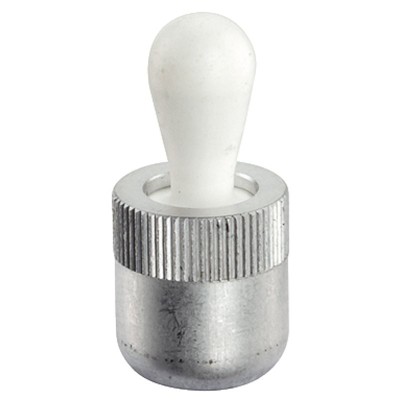 HALDER - Seitendruckstück, glatt, ohne Abdichtung/Stift aus Thermoplast, leichte Federkraft