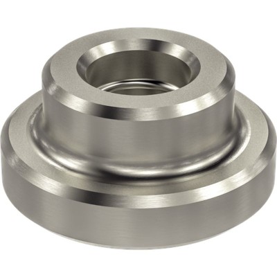 HALDER - Druckstück, DIN 6311 und niedrige Ausführung/DIN 6311, mit Sprengring, Form S