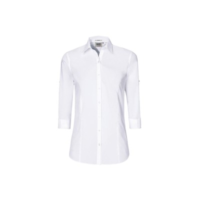 HAKRO - 3/4-Arm-Vario Bluse Mikralinar® 120, weiß, Größe 3XL