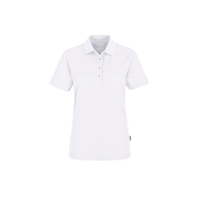 HAKRO - Damen Poloshirt COOLMAX® 206, weiß, Größe XS