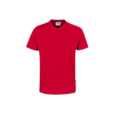 HAKRO - V-Shirt Classic 226, rot, Größe 3XL