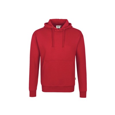 HAKRO - Kapuzen-Sweatshirt Premium 601, rot, Größe 2XS