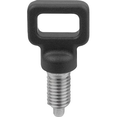 KIPP - ARRETIERBOLZEN MIT ÖSENGRIFF GR.3 D1=M16, D=8, FORM:A O.RASTNUT, O.KONTERMUTTER, EDELSTAHL UNGEHÄRTET,