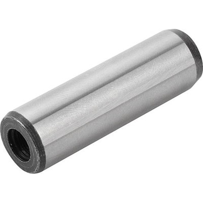 KIPP - ZYLINDERSTIFT DIN EN ISO8735 INNENGEWINDE M08, D=14, L=80, WERKZEUGSTAHL OBERFLÄCHENGEHÄRTET