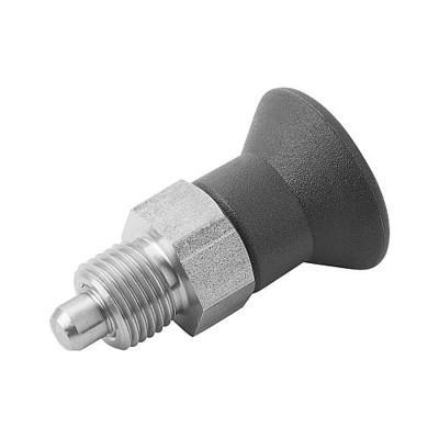 KIPP - ARRETIERBOLZEN GR.9 D1=M06X0,75, D=3, FORM:A OHNE RASTNUT OHNE KONTERMUTTER, KURZE AUSFÜHRUNG, EDELSTAHL UNGEHÄRTET,