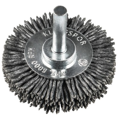 KLINGSPOR - Schaftrundbürste BRS 600 P, 70 x 12 x 6mm, Polyamid SIC Korn 320, 1 Stück