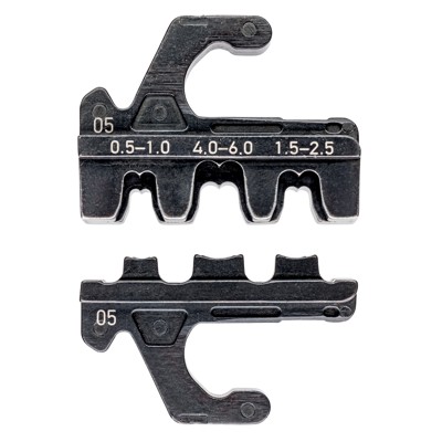 KNIPEX® - 97 39 05 Crimpeinsatz für unisolierte, offene Steckverbinder 4,8 + 6,3mm