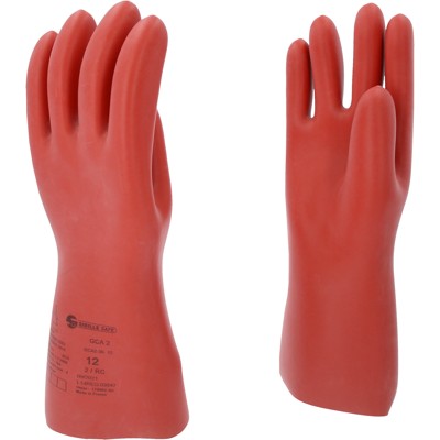 KSTOOLS® - Elektriker-Schutzhandschuh mit mechanischen und thermischen Schutz, Größe 12, Klasse 2, rot