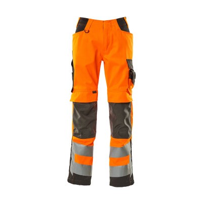 MASCOT® - Kendal Hose mit Knietaschen - SAFE SUPREME - hi-vis Orange/Dunkelanthrazit, Gr. 76C48