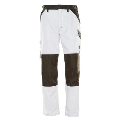 MASCOT® - Temora Hose mit Knietaschen LIGHT, Weiß/Dunkelanthrazit, Größe 90C62
