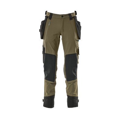 MASCOT® - Hose mit Hängetaschen ADVANCED, Moosgrün, Größe 76C56
