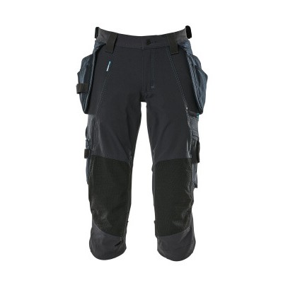 MASCOT® - Dreiviertel-Hose mit Hängetaschen ADVANCED, Schwarzblau, Größe C50