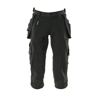 MASCOT® - Dreiviertel-Hose mit Hängetaschen ADVANCED, Schwarz, Größe C50