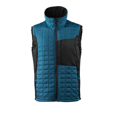 MASCOT® - Thermoweste ADVANCED, Dunkelpetroleum/Schwarz, Größe M