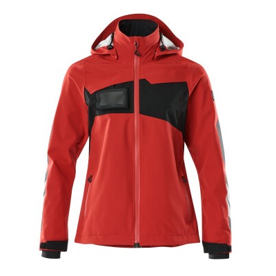 MASCOT® - Hard Shell Jacke ACCELERATE Verkehrsrot/Schwarz 18011-249-20209, Größe XS