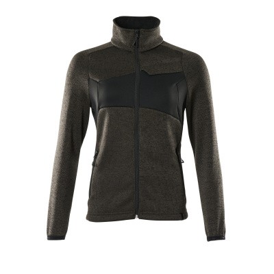 MASCOT® - Strickpullover ACCELERATE mit Reißverschluss Dunkelanthrazit/Schwarz 18155-951-1809, Größe 2XL