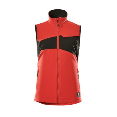 MASCOT® - Weste ACCELERATE Verkehrsrot/Schwarz 18375-511-20209, Größe S