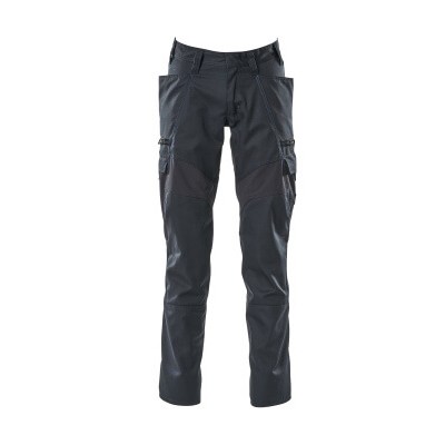 MASCOT® - Hose ACCELERATE mit Schenkeltaschen Schwarzblau 18679-442-010, Größe 82 C64