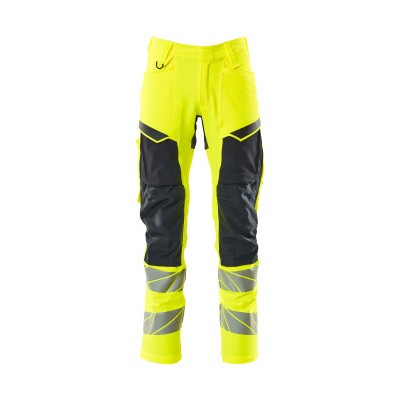 MASCOT® - Hose mit Knietaschen ACCELERATE SAFE, hi-vis Gelb/Schwarzblau, Größe 82C47