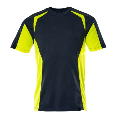 MASCOT® - T-Shirt Schwarzblau/Hi-vis Gelb 22082-771-01017, Größe 2XL