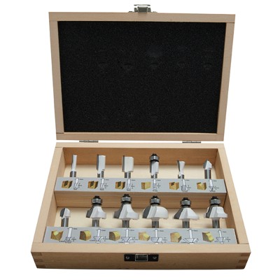 Makita® - Fräser-Set 8mm 12 Stück D-53556