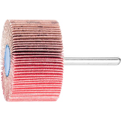 PFERD - Keramikkorn Fächerschleifer F Ø 50x30mm Schaft-Ø 6 mm CO-COOL120 hoher Abtrag auf Edelstahl