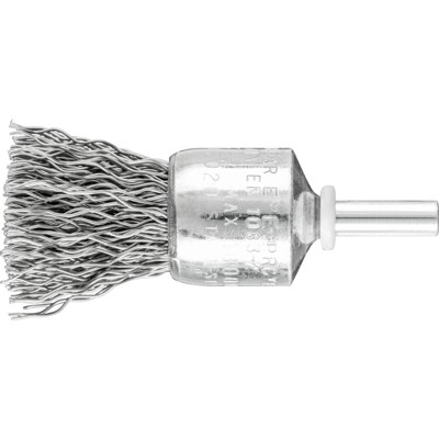 PFERD - Pinselbürste ungezopft PBU Ø 20mm Schaft-Ø 6 mm Stahl-Draht-Ø 0,50mm (10)