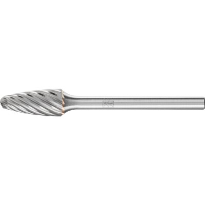 PFERD - Hartmetall Hochleistungsfrässtift INOX Rundbogen RBF Ø 06x13 mm Schaft-Ø 3 mm für Edelstahl