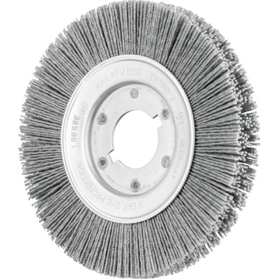 PFERD - Rundbürste schmal ungezopft RBU Ø 150x16xvariable Bohrung SiC-Filament-Ø 1,00mm Korn 80