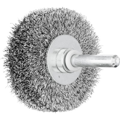 PFERD - POS Rundbürste ungezopft RBU Ø50x15 mm Schaft-Ø6 mm Stahl-Draht-Ø0,20