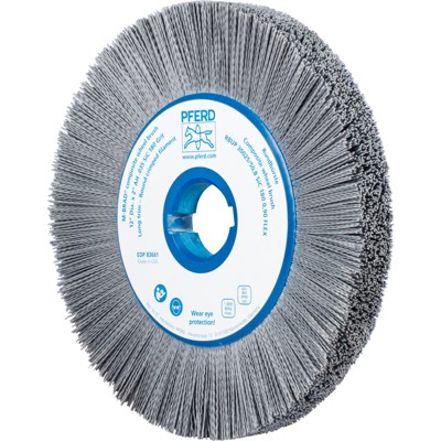 PFERD - COMPOSITE FLEX Rundbürste RBUP Ø 300x25x50,8 mm Bohrung SiC-Filament-Ø 0,90mm Korn 180 stationär