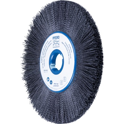PFERD - COMPOSITE FLEX Rundbürste RBUP Ø 350x13x50,8 mm Keramik-Filament-Ø 1,10mm Korn 80 stationär