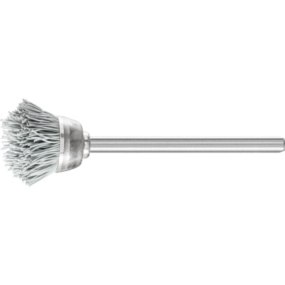 PFERD - Miniatur- Topfbürste TBU Ø18 mm Schaft-Ø3 mm SiC-Filament-Ø0,25 Korn 800