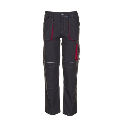 Planam - Bundhose 2820 anthrazit/rot, Größe 64