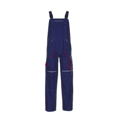 Planam - Latzhose 2832 marine/rot, Größe 24