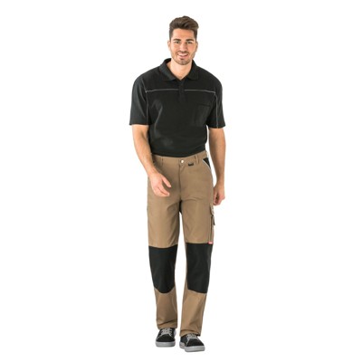 Planam - Bundhose 2125 khaki/schwarz, Größe 26