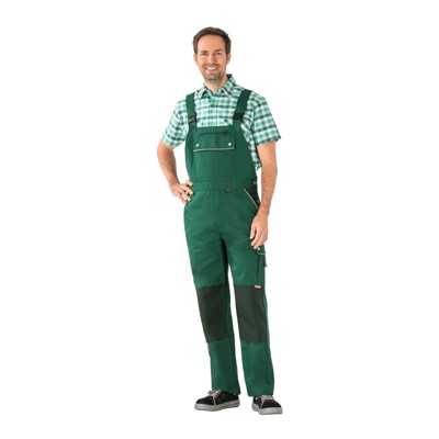 Planam - Latzhose 2131 grün/grün, Größe 27