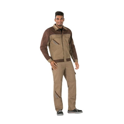 Planam - Bundjacke 2314 khaki/braun/zink, Größe 110