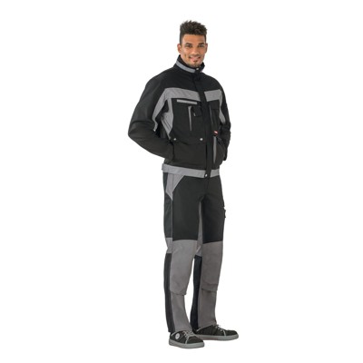 Planam - Bundjacke 2500 schwarz/zink, Größe 54