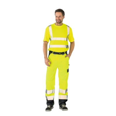 Planam - Bundhose 2017 warngelb/marine, Größe 56