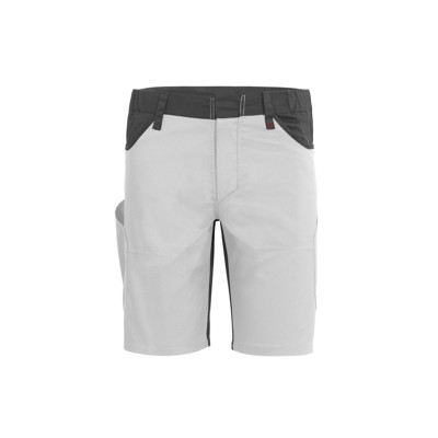 qualitex® - Shorts X-Serie weiß/grau, Größe 54