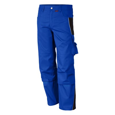 qualitex® - Bundhose "PRO" kornblau/schwarz, Größe 64