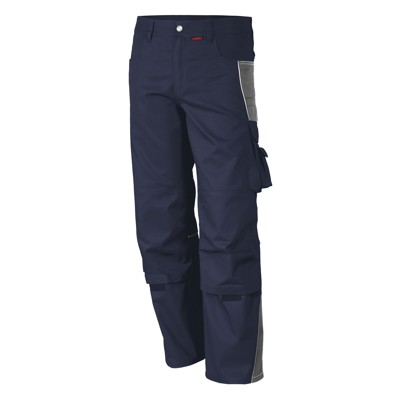qualitex® - Bundhose "PRO" marine/grau, Größe 62