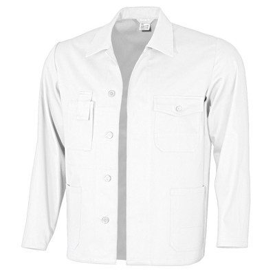 qualitex® - Arbeitsjacke "basic" weiß, Größe 44